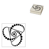 Kornkreis Piktogramm / crop circle pictogram VI ラバースタンプ (押印)