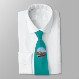 koroni view circled 2 turquoise - tie ネクタイ
