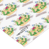 Korovaiのウクライナの結婚式のパン テーブルクロス (アングル)