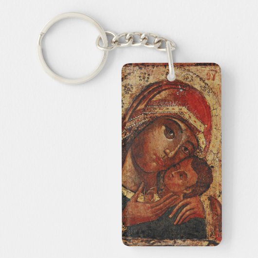 Korsunskaja: icon of the Mother of God of Cherson キーホルダー (正面)