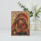 Korsunskaja: icon of the Mother of God of Cherson ポストカード (スタンド正面)