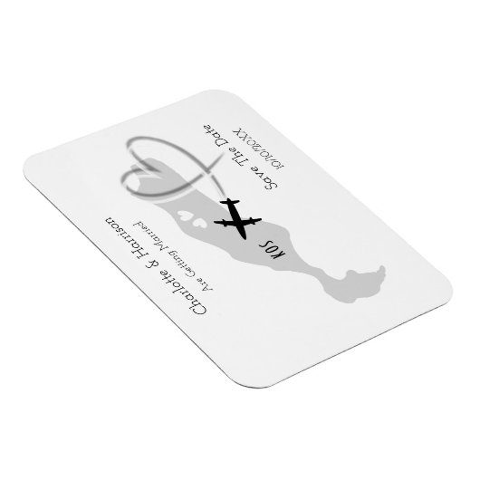 Kosの結婚保存先の日付の保存 マグネット (右側)