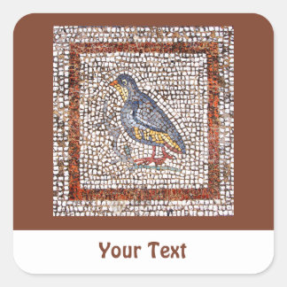 Kos Bird Mosaic Sheets of Stickers スクエアシール