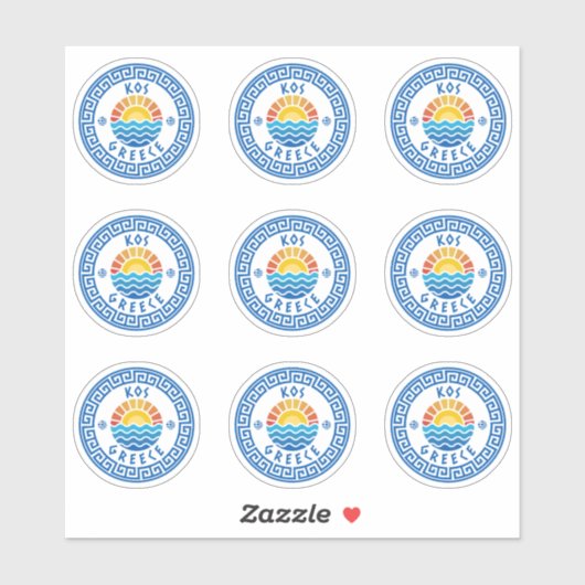 KOS Island, Greece Multiple Packシール シール (シート)
