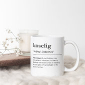 Koselig定義ノルウェー語辞書 コーヒーマグカップ