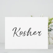 "Kosher"標識 |手スタイリッシュ入力 (スタンド正面)