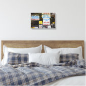 Kosher Deli Meats Knishes New York Cityの写真 キャンバスプリント (インサイチュ (寝室))