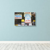 Kosher Deli Meats Knishes New York Cityの写真 キャンバスプリント (インサイチュ (ウッドフロア))