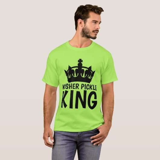 KOSHER PICKLE KING Tシャツ (正面フル)