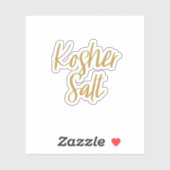 Kosher Salt保管シール シール (シート)