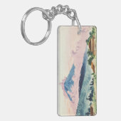 Koshuの道の水彩画オリエンタルからのMt富士 キーホルダー (正面左)