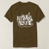 Kosmic4 Ogロゴブルー Tシャツ (デザイン正面)