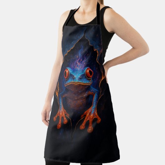 Kosmische Kikker – Uniek Kookschort エプロン (インサイチュ)