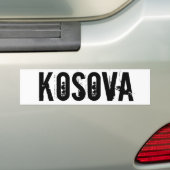KOSOVA AUTOAUFKLEBER バンパーステッカー (車上)