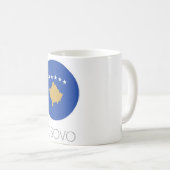 Kosovo Flag Travel Mug コーヒーマグカップ (正面右)