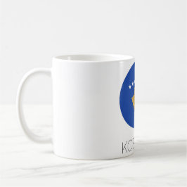 Kosovo Flag Travel Mug コーヒーマグカップ