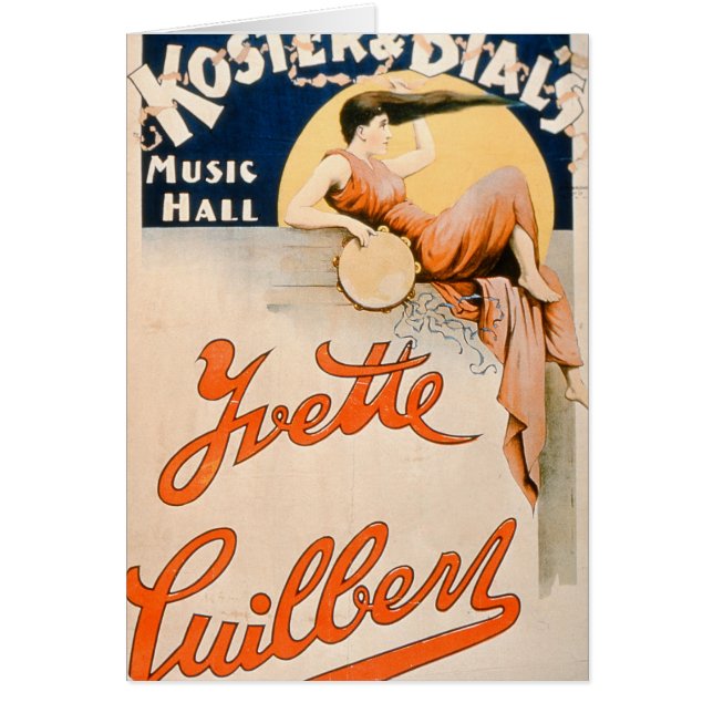 「KosterおよびBialのYvette Guilbert (c.1869-1944) (正面)