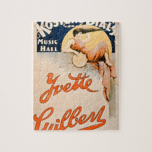 「KosterおよびBialのYvette Guilbert (c.1869-1944) ジグソーパズル (縦)
