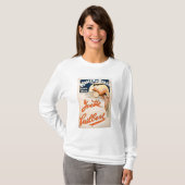 「KosterおよびBialのYvette Guilbert (c.1869-1944) Tシャツ (正面フル)