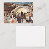 Kosztka - Mary's Well in Nazareth ノートカード (正面/裏面)