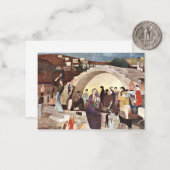 Kosztka - Mary's Well in Nazareth ノートカード (正面/裏面インサイチュ)