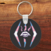 KOTDトランスジェンダープライドロゴ キーホルダー (正面)