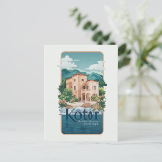 Kotor Maritime Museumポストカード旅行#Histor ポストカード (スタンド正面)