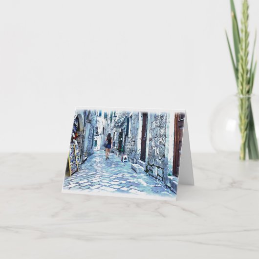 Kotor, Montenegro  サンキューカード (正面)