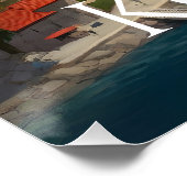 Kotor Montenegro Travel Poster ポスター (コーナー)