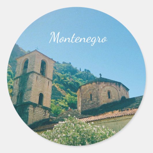 Kotor, Montenegro - Travel Souvenir ラウンドシール (正面)