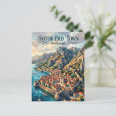 Kotor Old Town Montenegro ポストカード (スタンド正面)