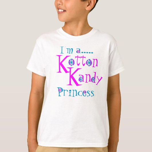Kottonカンディーのプリンセスのティー Tシャツ (正面)