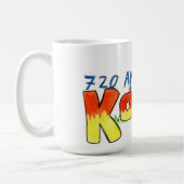 kotzの花のマグ コーヒーマグカップ (左)
