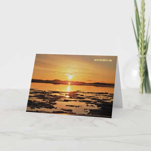 kotzebueアラスカ サンキューカード (正面)