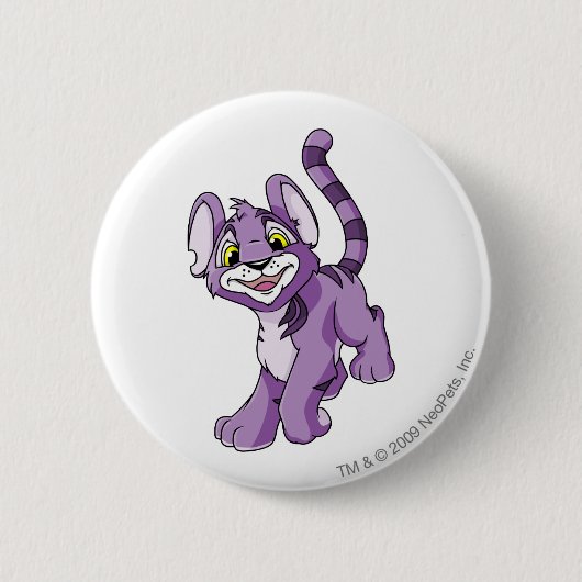 Kougraの紫色 缶バッジ (正面)