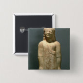 Kouros Dionysermos、ギリシャ語、初期の期間、c.600 B 缶バッジ (正面&裏面)