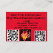 Kousin Freakyビジネス・カード 名刺 (正面)