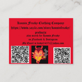 Kousin Freakyビジネス・カード 名刺