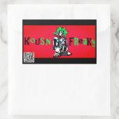 Kousin Freaky長方形ステッカー 長方形シール (バッグ)