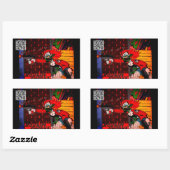 Kousin Freaky長方形ステッカー 長方形シール (シート)