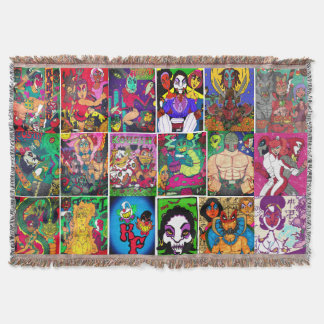 Kousin Freaky Multiple Design スローブランケット