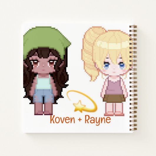 Koven + Rayne ノートブック 1 (裏面)