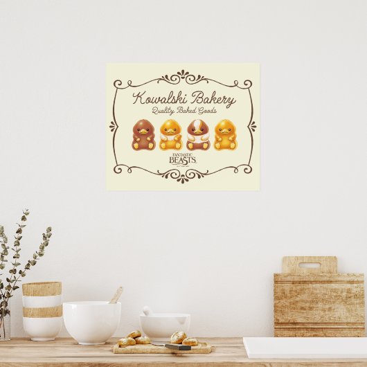 Kowalski Bakery - Baby Nifflers ポスター (キッチン)