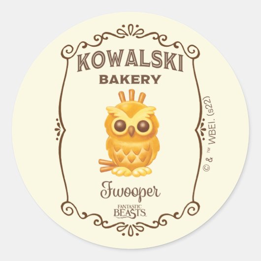 Kowalski Bakery Fwooper ラウンドシール (正面)