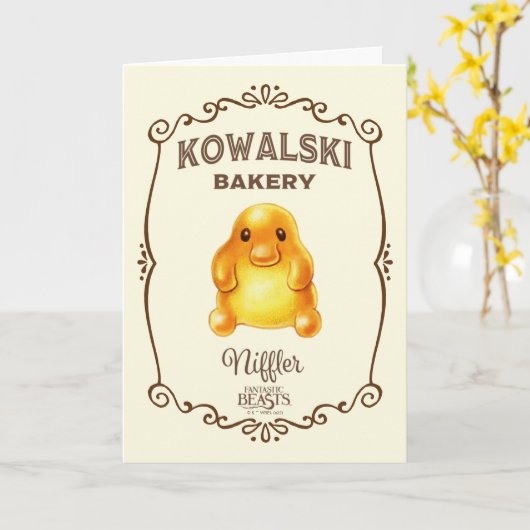 Kowalski Bakery - Niffler カード (黄色い花)