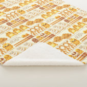 Kowalski Bakery Rows of Treats Pattern シェルパブランケット (3/4)