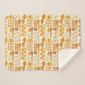 Kowalski Bakery Rows of Treats Pattern シェルパブランケット (正面(横))