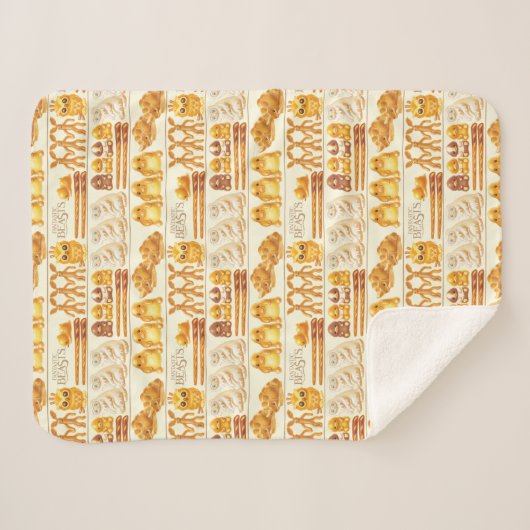 Kowalski Bakery Rows of Treats Pattern シェルパブランケット (正面(横))