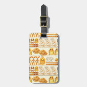 Kowalski Bakery Rows of Treats Pattern ラゲッジタグ (正面縦)