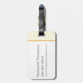 Kowalski Bakery Rows of Treats Pattern ラゲッジタグ (裏面縦)